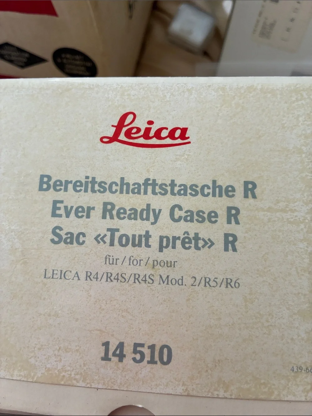 Leica R6.2 Black Body New in Box NEVER USED MINT CONDITION w Case Strap Germany